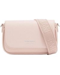 Emporio Armani - Logo Strap Shoulder Bag - Lyst