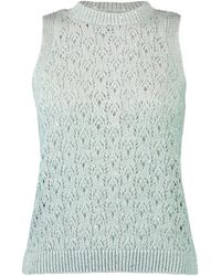 Eleventy - Cotton Knitted Top - Lyst