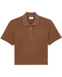 Saint Laurent - Le Cassandre Polo Shirt - Lyst