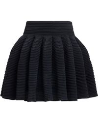 Alaïa - Alaïa Crinoline Knitted Mini Skirt - Lyst