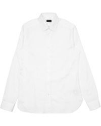ZEGNA - Long-Sleeved Lapel Shirt - Lyst