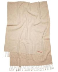 Acne Studios - Logo Detailed Fringed-Edge Scarf - Lyst