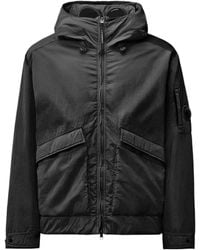 C.P. Company - Zip-Up Hooded Casual Jacket - Lyst