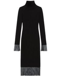 Sportmax - Long-Sleeved Wool Dress - Lyst