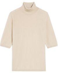 Max Mara - Cecina High Neck Half-Sleeved Jumper - Lyst