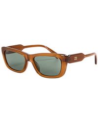 Miu Miu - Logo Detail Sunglasses - Lyst