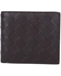 Bottega Veneta - Intrecciato Bi-Fold Wallet - Lyst