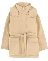 Herno - Laminar Belted Hooded Coat - Lyst