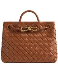 Bottega Veneta - Andiamo Small Tote Bag - Lyst