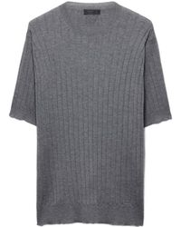 Prada - Cashmere And Silk Crew-Neck Sweater - Lyst