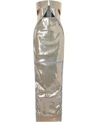 Rick Owens - Strapless Cutout Sequined Denim Gown - Lyst