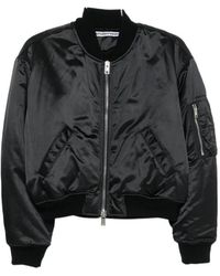 Alexander Wang - Satin-Finish Bomber Jacket - Lyst