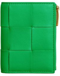 Bottega Veneta - Small Cassette Bi-Fold Zip Wallet - Lyst