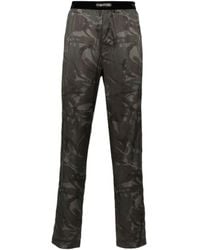 Tom Ford - Camouflage Printed Straight Leg Pants - Lyst
