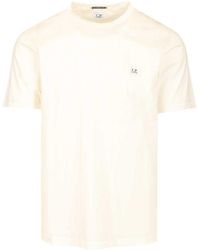 C.P. Company - Logo Patch Crewneck T-Shirt - Lyst
