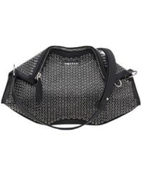 McQueen - Manta Eyelet Detailed Clutch Bag - Lyst