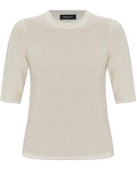 Fabiana Filippi - Short-Sleeved Knit Top - Lyst