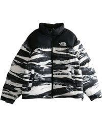 The North Face - Logo Printed Zip-Up Jacket - Lyst
