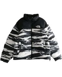 The North Face - Logo Printed Zip-Up Jacket - Lyst