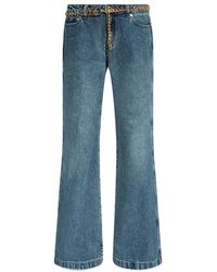 MICHAEL Michael Kors - Chain-Linked Flared Jeans - Lyst