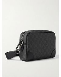 Gucci - Gg Emblem Small Crossbody Bag, Gg Canvas - Lyst