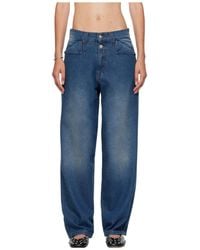 GIMAGUAS - Back Wide-Leg Jeans - Lyst