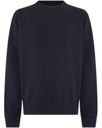 BOSS - Logo-Embroidered Crew-Neck Sweatshirt - Lyst