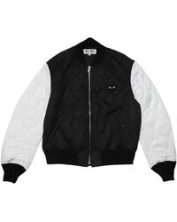 COMME DES GARÇONS PLAY - Quilted Logo-Print Jacket - Lyst