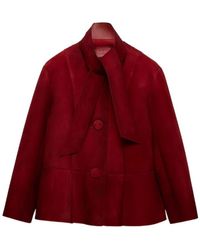 Prada - Bonded Suede Jacket - Lyst