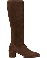 Tory Burch - Cap-Toe Knee-High Boots - Lyst