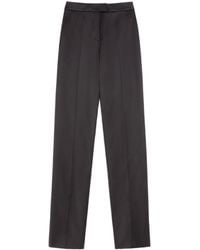 Valentino - Double Duchesse Stretch Straight Leg Pants - Lyst
