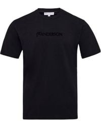 JW Anderson - Logo-Embroidered T-Shirt - Lyst