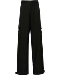 Off-White c/o Virgil Abloh - Ow Drill Wide Leg Cargo Pants - Lyst