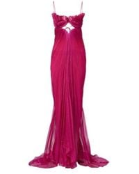 Maria Lucia Hohan - Lupita Draped Silk Gown - Lyst