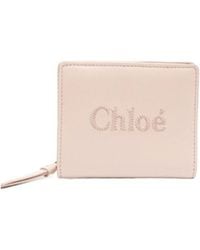 Chloé - Chloé Sense Compact Bi-Fold Wallet - Lyst