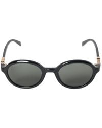 Gucci - Eyewear Oval Frame Sunglasses - Lyst