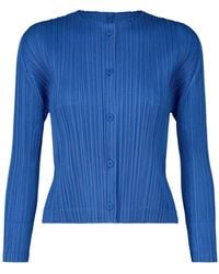 Pleats Please Issey Miyake - Pleats Please Issey Miyake Monthly Colors August Cardgian - Lyst