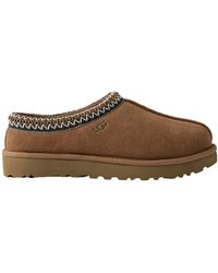 UGG - Tasman Embroidered Shearling Slippers - Lyst
