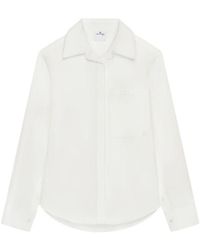 Courreges - Courrèges 1 Pocket Poplin Shirt - Lyst