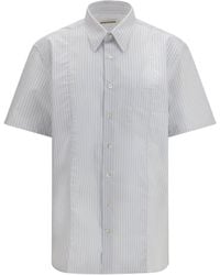 NAMACHEKO - Cordelia Striped Short Sleeve Shirt - Lyst