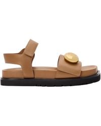 Loewe - Anagram Pebble Sandals - Lyst