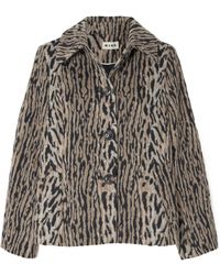 RIXO London - Leopard Print Jacket - Lyst