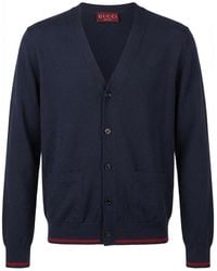 Gucci - Button-Up Knit Cardigan - Lyst