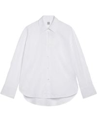 TOTEME - Totême Boxy Poplin Shirt - Lyst