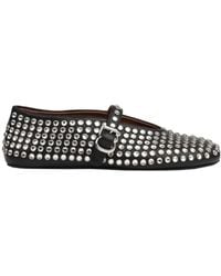 Alaïa - Strass Ballet Flats - Lyst