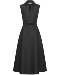 Dior - Belted Mid-Length Dress - Lyst