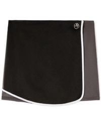 Ambush - Back Pleat Detailed Mini Track Skirt - Lyst