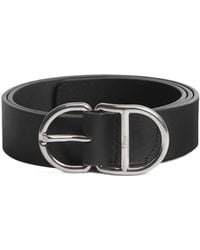 Dior - Cd Logo Leather Belt - Lyst