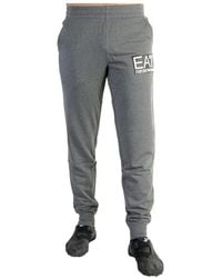 EA7 - Logo Details Sweatpants - Lyst