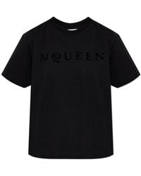 McQueen - Crewneck T-Shirt - Lyst
